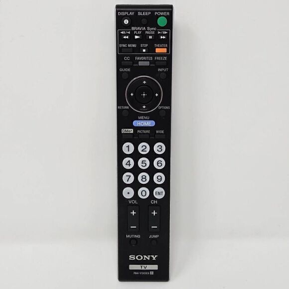 SONY RM-YD023 TV REMOTE CONTROL OEM FOR KDL-37XBR6 42V4100 46WL140 52V4100 - Picture 1 of 3